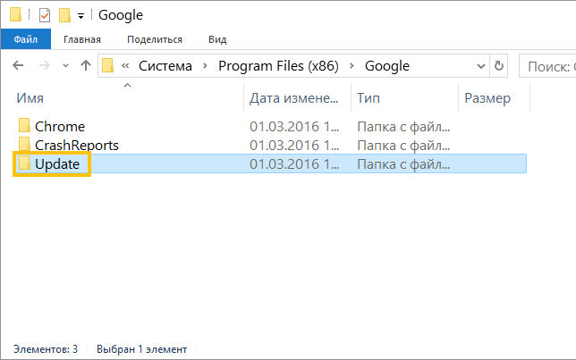 Что такое google update